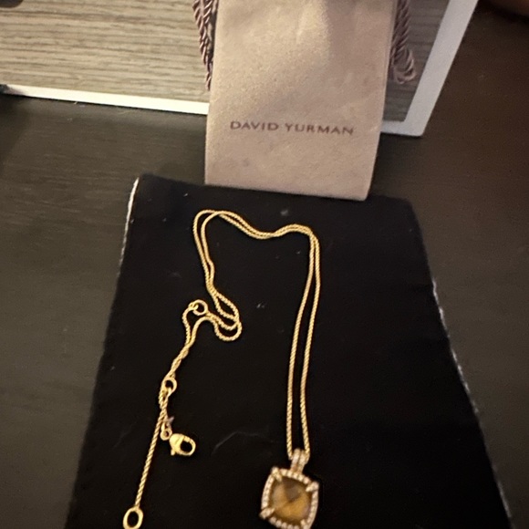 David Yurman Jewelry - David Yurman Chatelaine® Pavé Bezel Pendant Necklace.